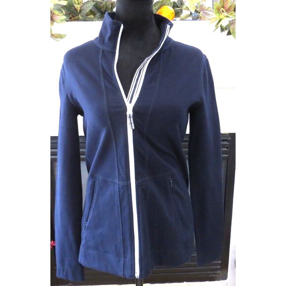 Talbots Jackets & Blazers - Talbots Women's Everyday Yoga Jacket Navy Blue XS EUC